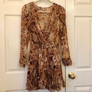 BCBG Generation Floral Pleat Dress!